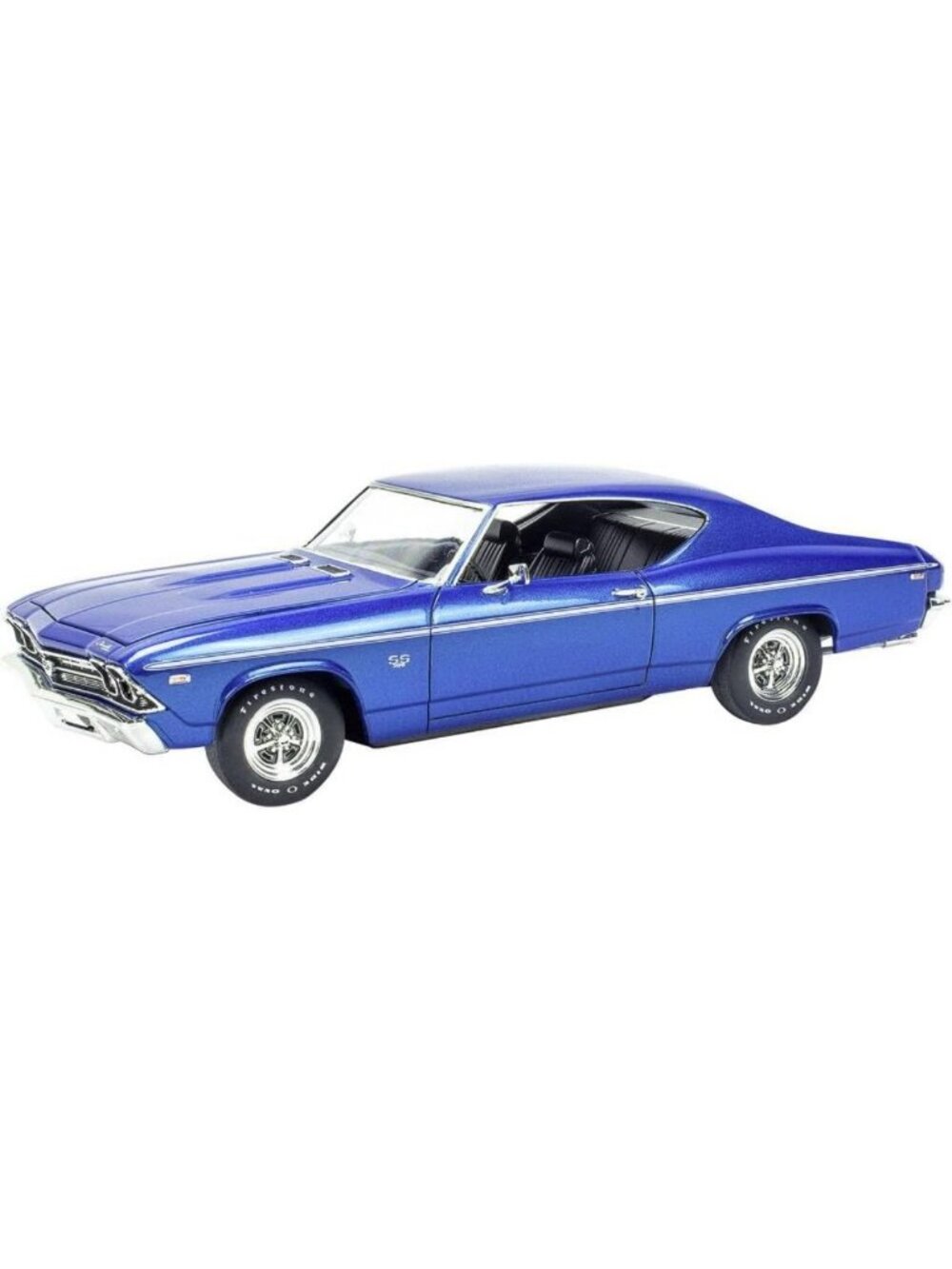 1969 Chevelle SS 396 Model Car Kit - 1:25 Scale, 125-Piece, Skill Level 5